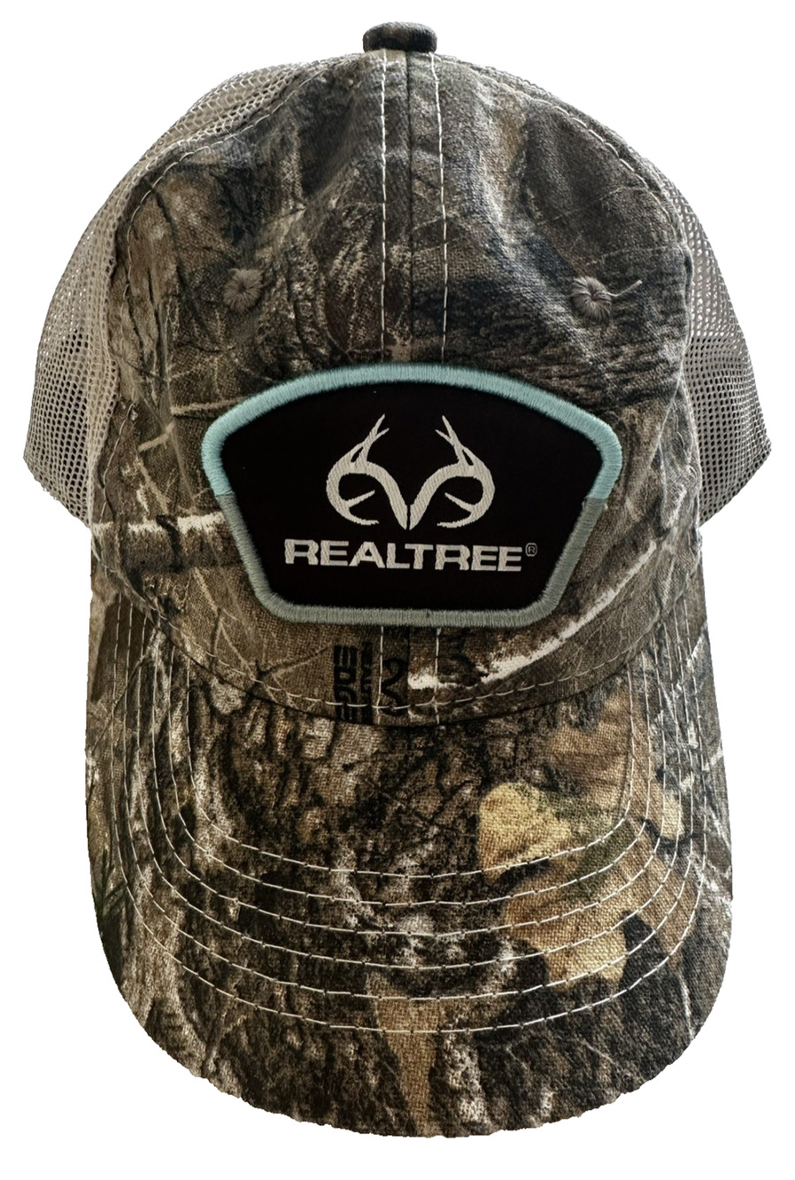 Realtree Camo Trucker Hat/Cap Strap back OSFM, Hunting Camping outdoors